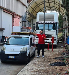 Noleggio Climatizzatori Camion Regia Studi RAI Roma 1