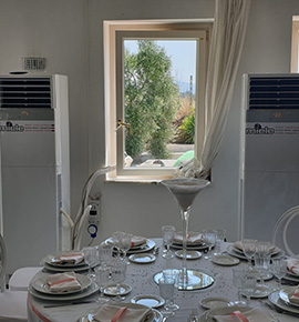 Noleggio Climatizzatori Ristorante Villa Le Rose