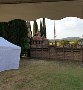 Noleggio Climatizzatori Tensostruttura evento Gucci