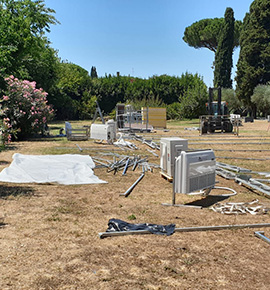 Noleggio Climatizzatori Tensostruttura evento Gucci